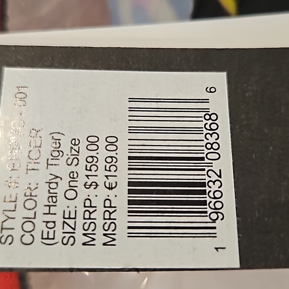 Ed Hardy Tiger Tote Clear PVC NWT - Picture 6 of 6